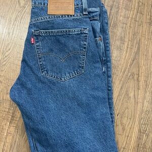 “Big E” Levi's Men’s Blue Denim Jeans - Classic Slim Straight Fit 511 31 x 32